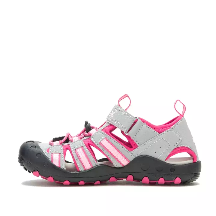 Grey/Pink Crab Toddler Sandal