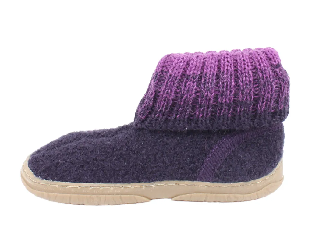 Haflinger kids slippers Yuki Lavender