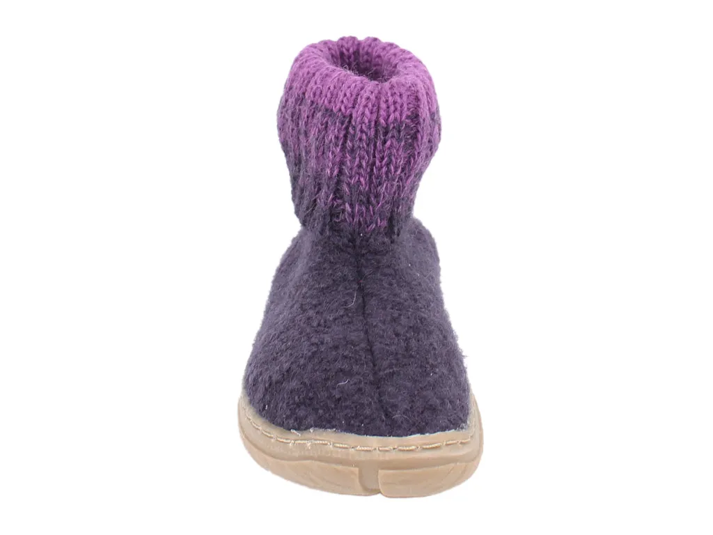 Haflinger kids slippers Yuki Lavender