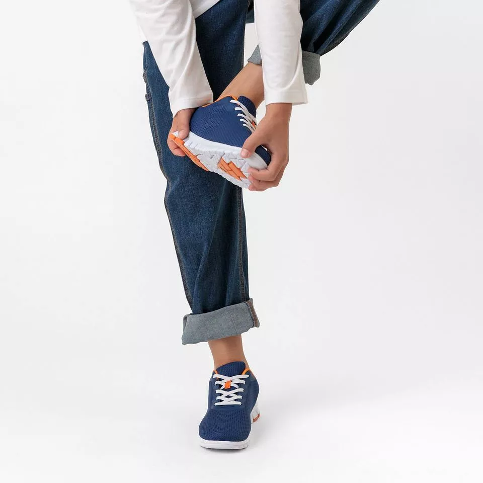 Haskell Jr. for Kids in Navy and Orange