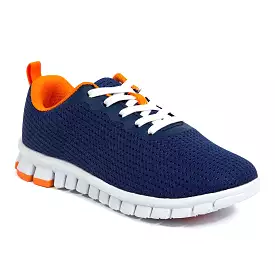 Haskell Jr. for Kids in Navy and Orange