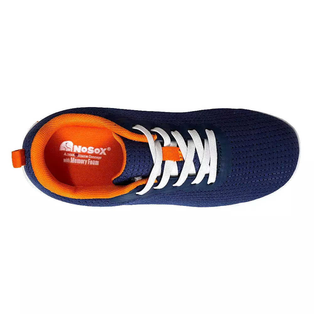 Haskell Jr. for Kids in Navy and Orange