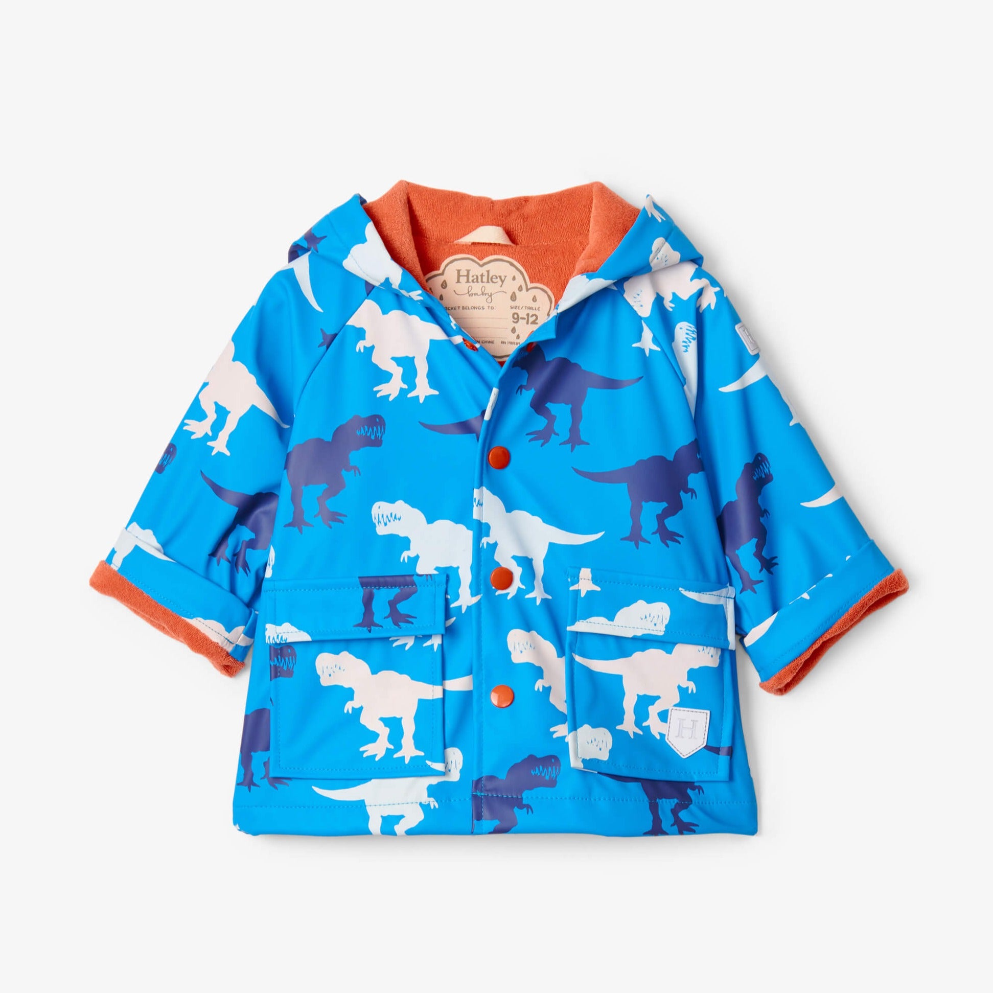 Hatley T-Rex Baby Raincoat