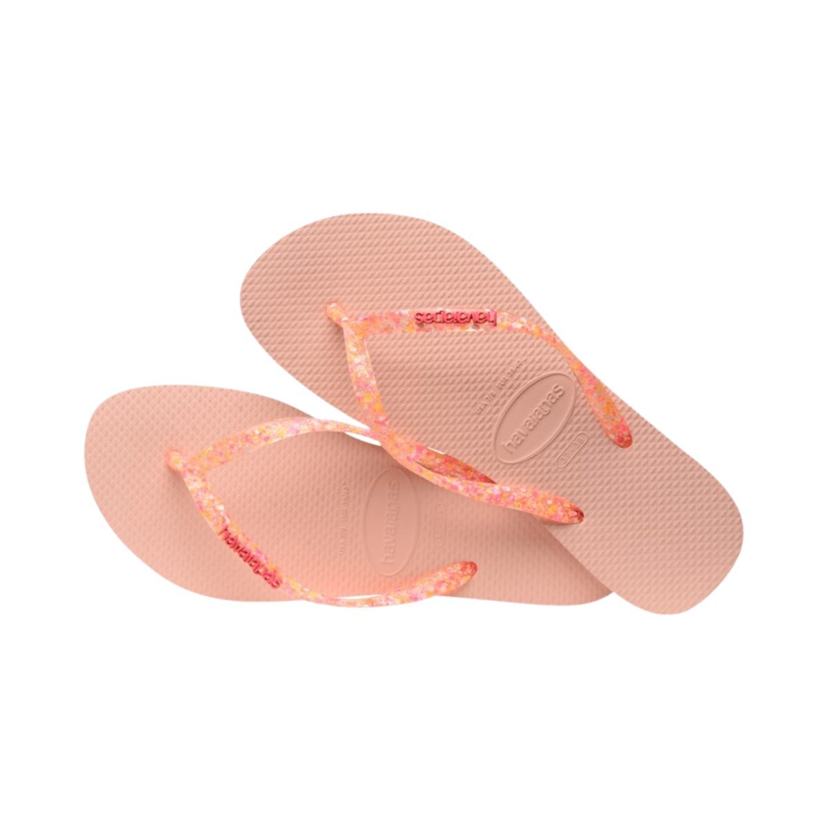 Havaianas Girl's Slim Glitter Pink Iridescent (Sizes 27-34)