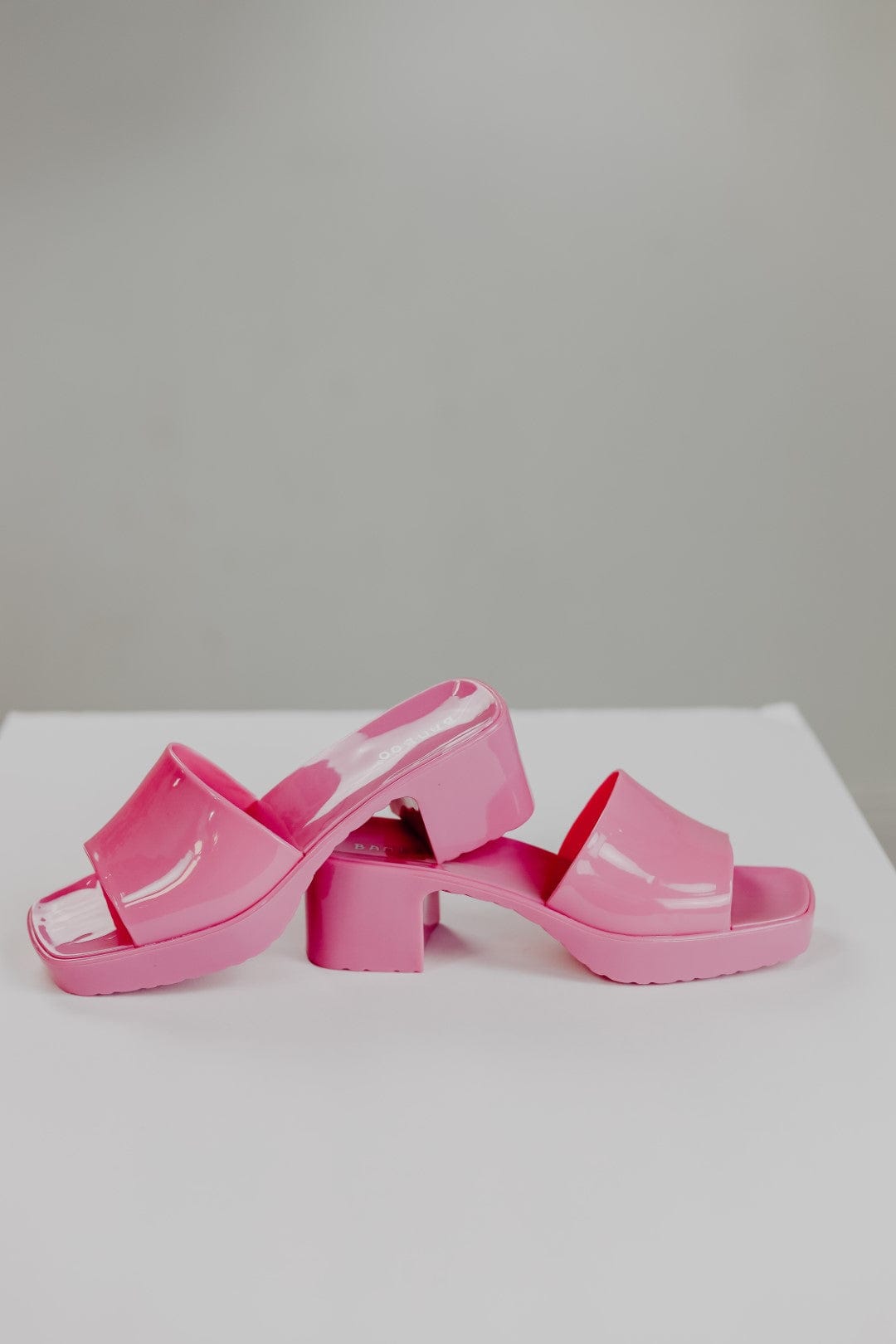 Hot Pink Jelly Sandals