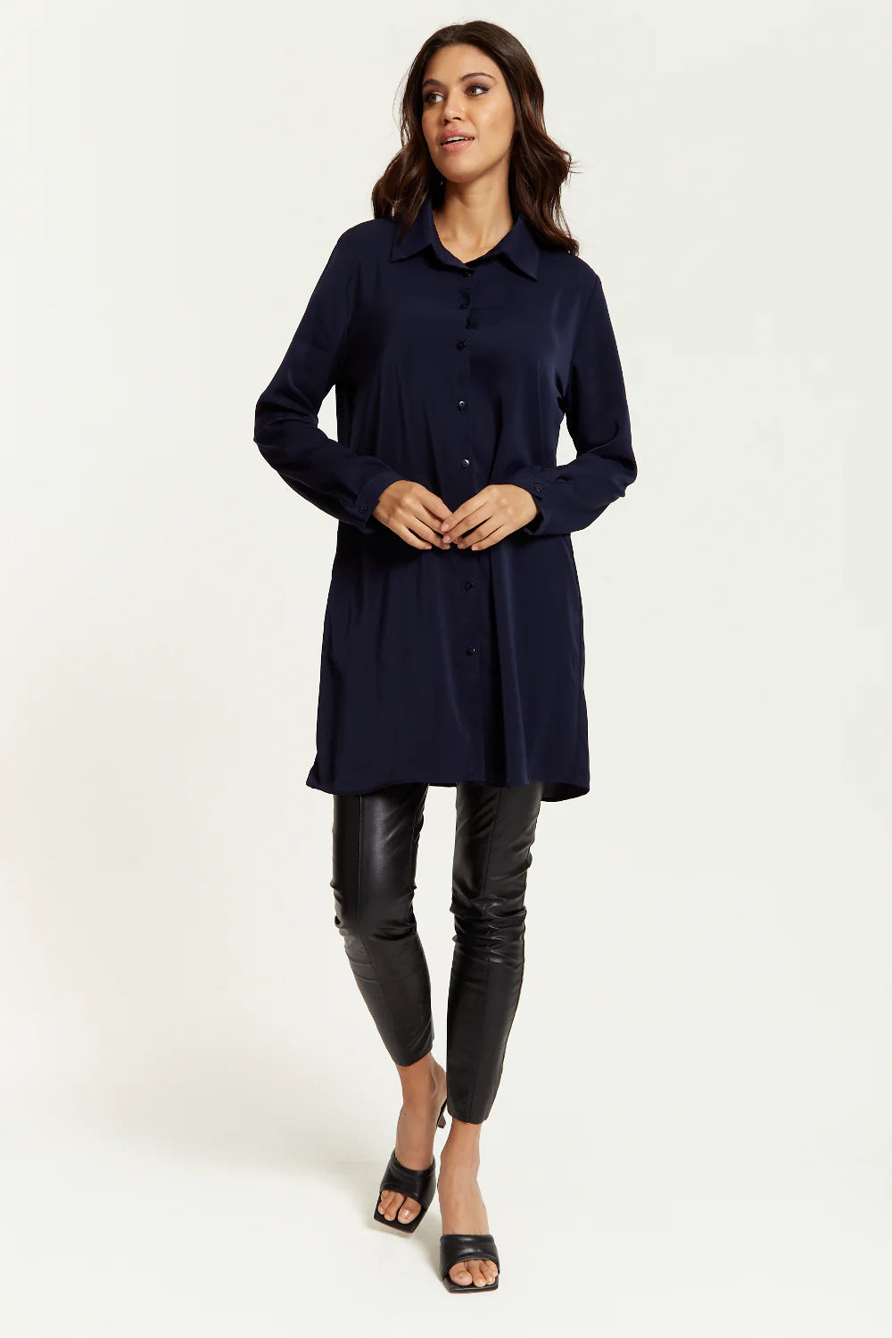 Hoxton Gal Shirt Tunic Long Sleeves