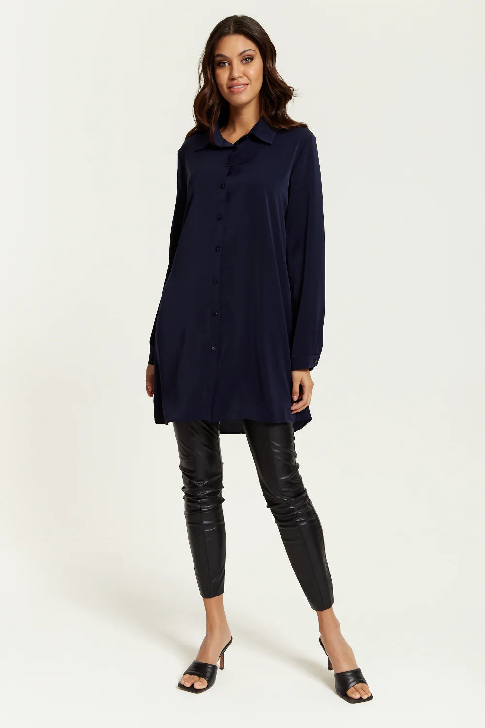 Hoxton Gal Shirt Tunic Long Sleeves