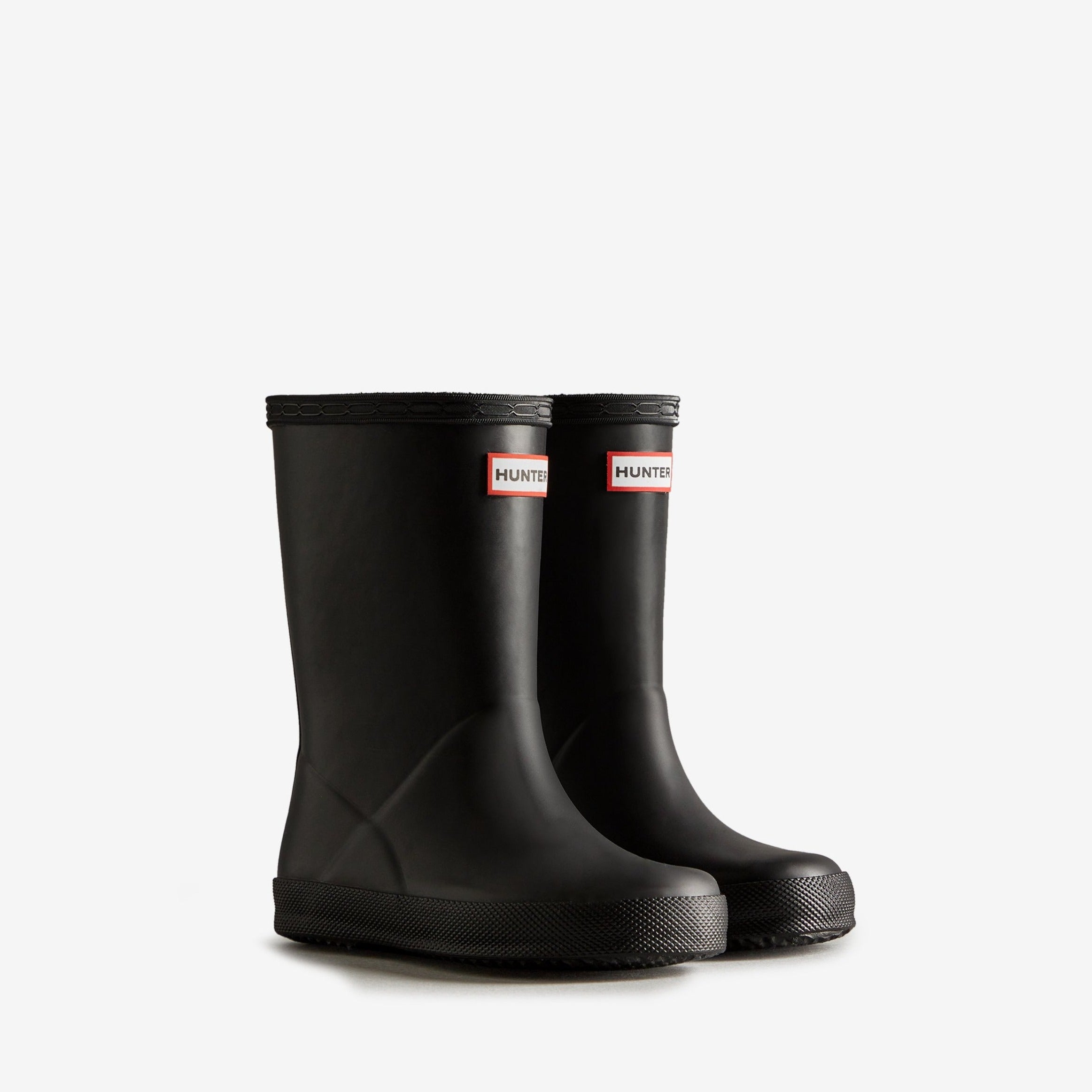 Hunter Black Kids Rain Boot