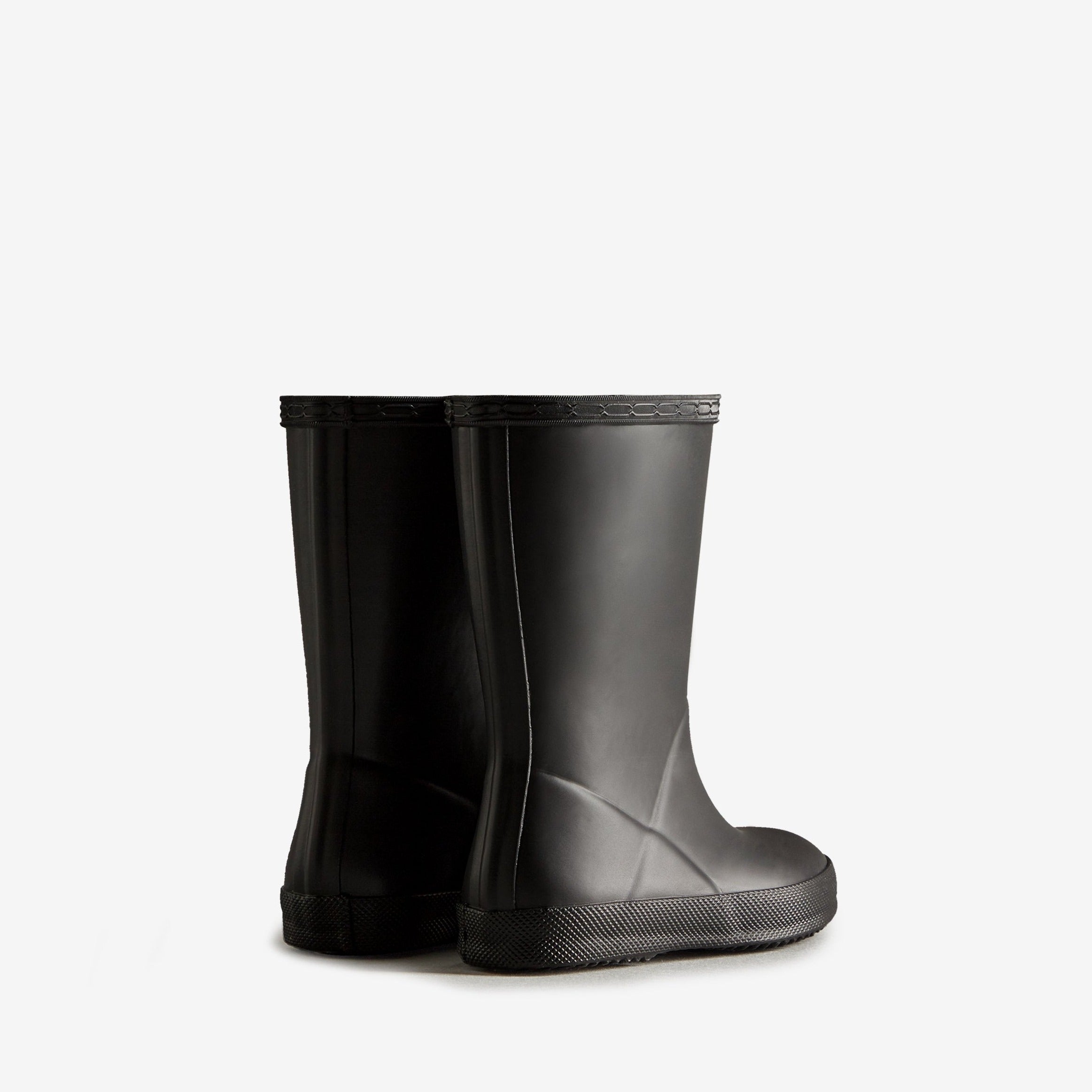 Hunter Black Kids Rain Boot