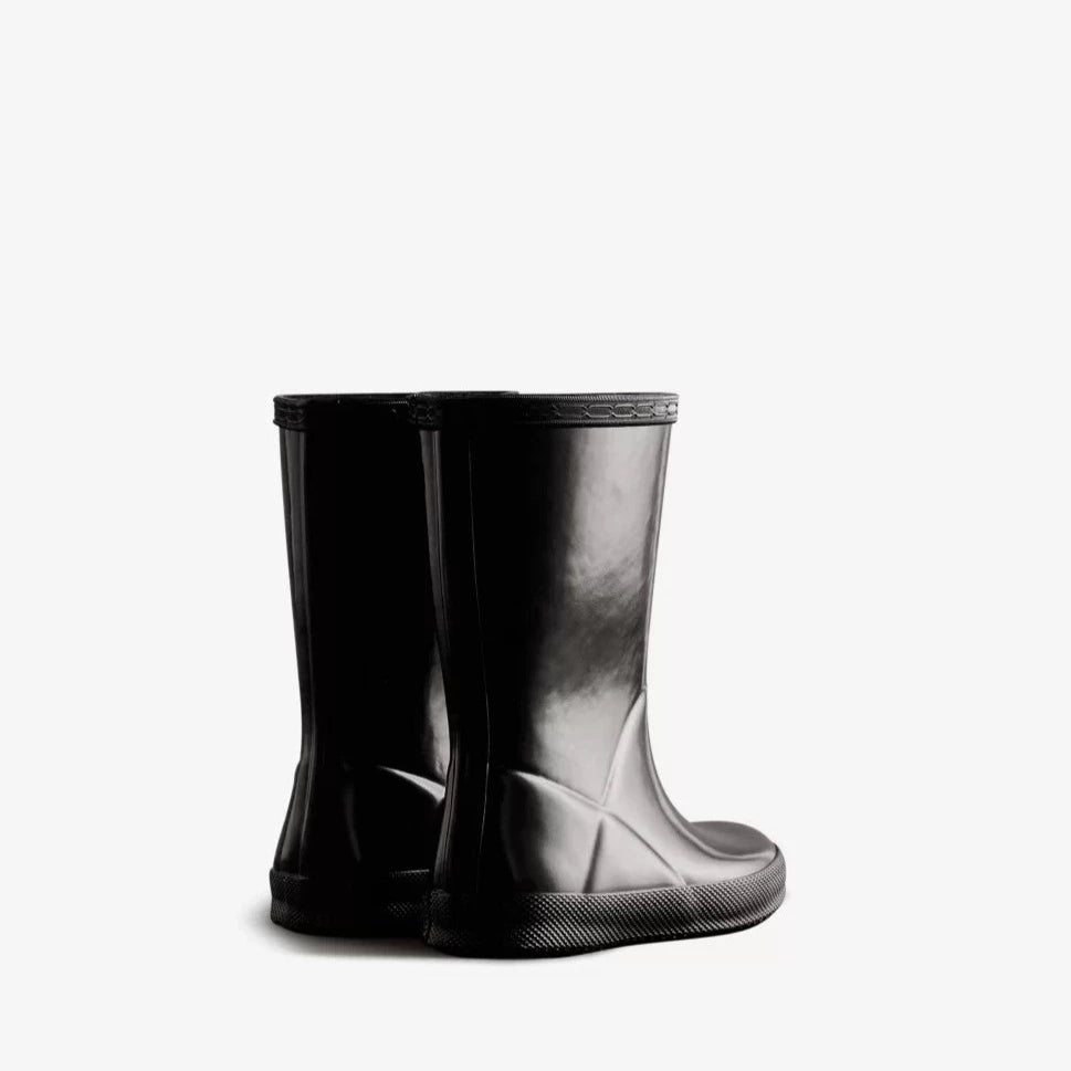 Hunter Black Kids Rain Boot.