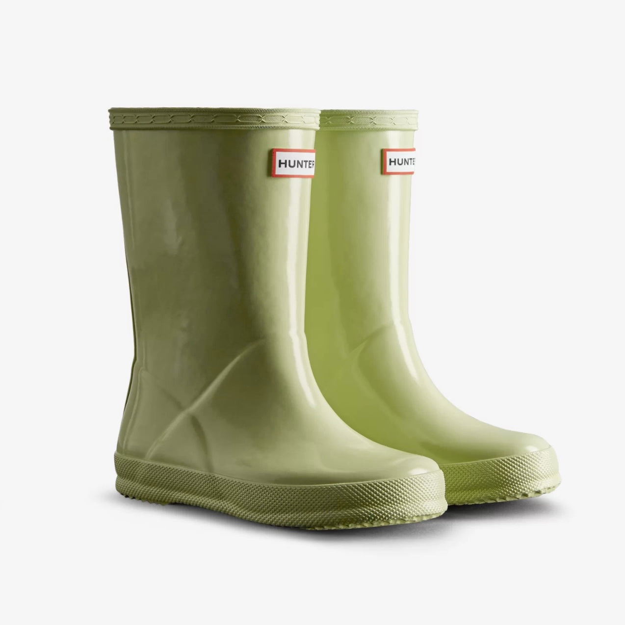 Hunter Green Rain Boot First Gloss - Kids Original Muffled