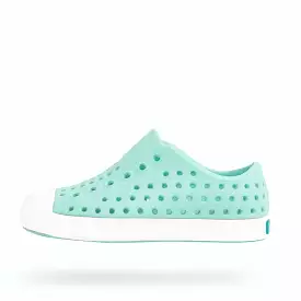 Hydrangea Blue/Shell White Toddler Jefferson Shoe by Native Shoes