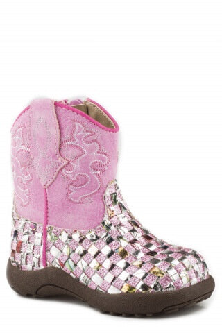 Infant Western Braid Boots - Roper Cowbabies