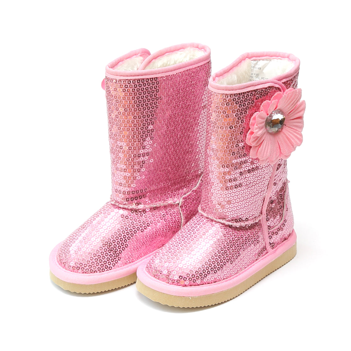 Ivy Sequin Flower Boot - Stylish boot with sequin flower design for a trendy look.