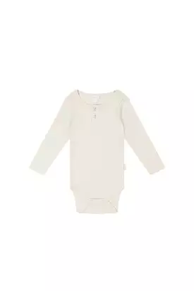 Jamie Kay Long Sleeve Bodysuit 0-3m Milk