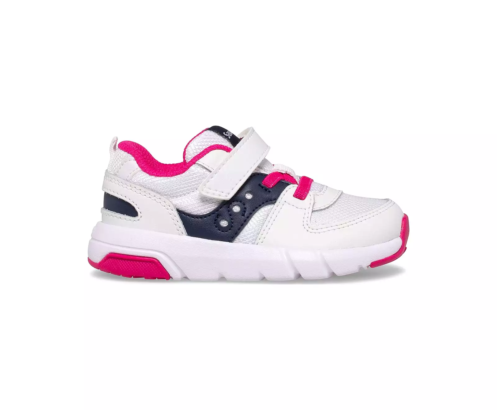 Jazz Lite 2.0 Children's Air Conditioning Sneaker - White/Navy/Pink