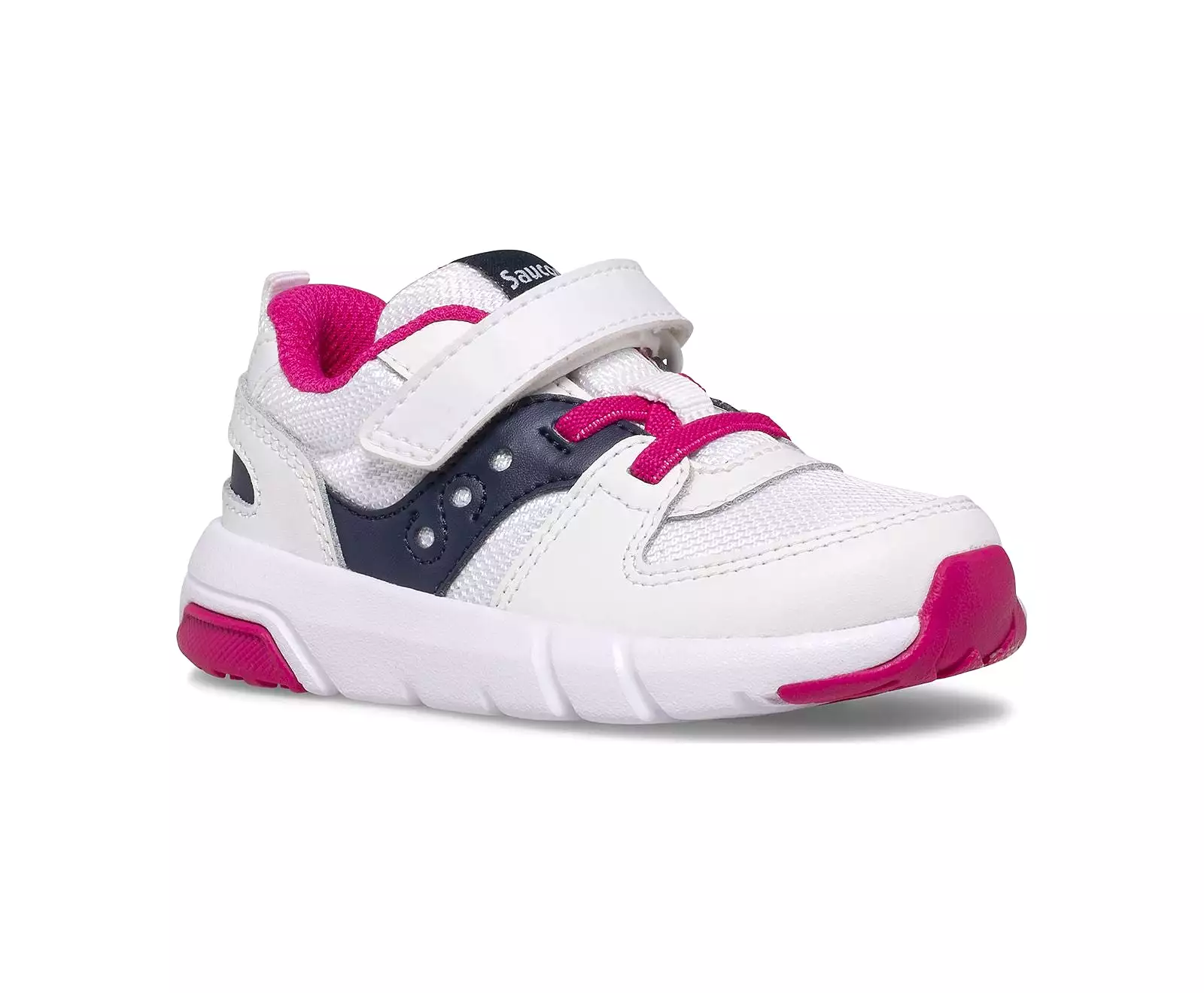 Jazz Lite 2.0 Children's Air Conditioning Sneaker - White/Navy/Pink