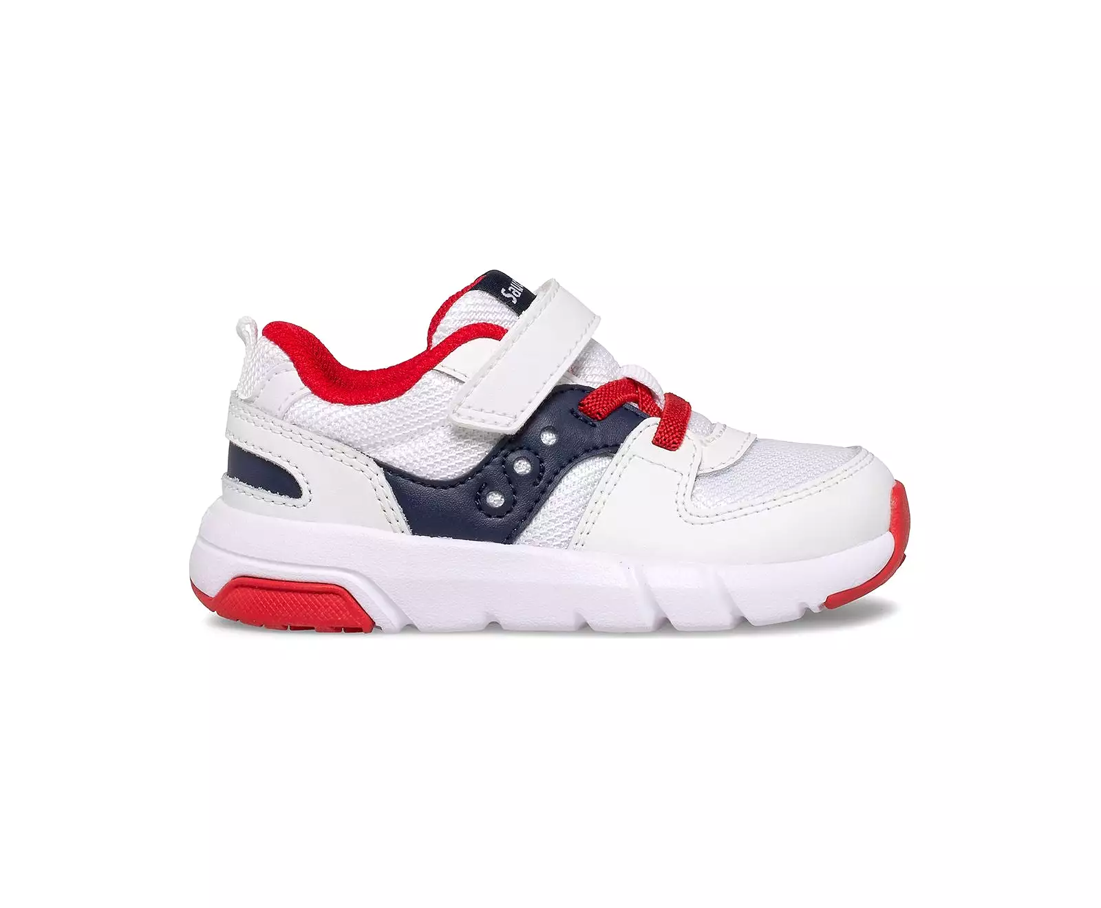 Jazz Lite 2.0 Kid's Air Conditioning Sneaker - White/Navy/Red