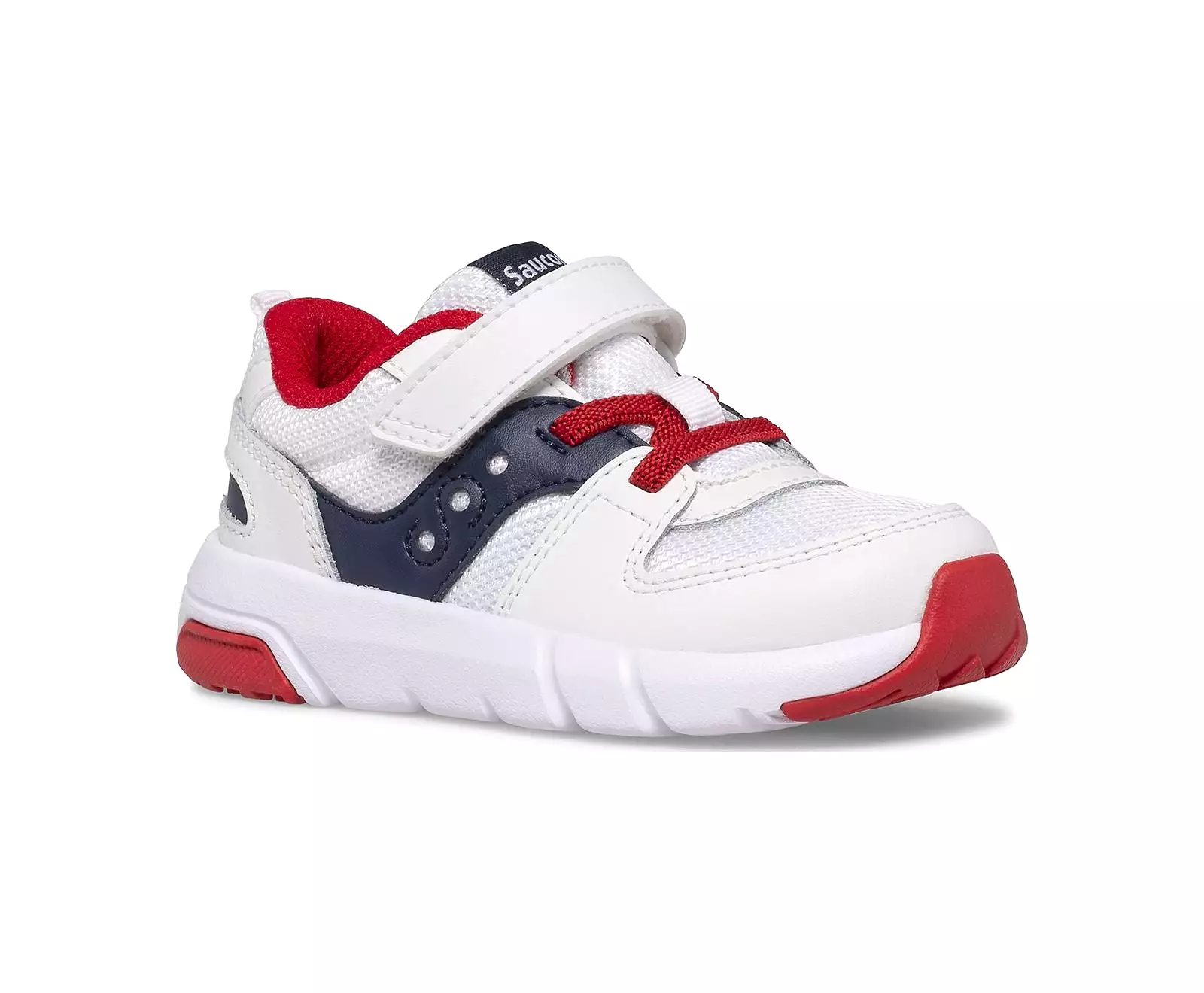 Jazz Lite 2.0 Kid's Air Conditioning Sneaker - White/Navy/Red