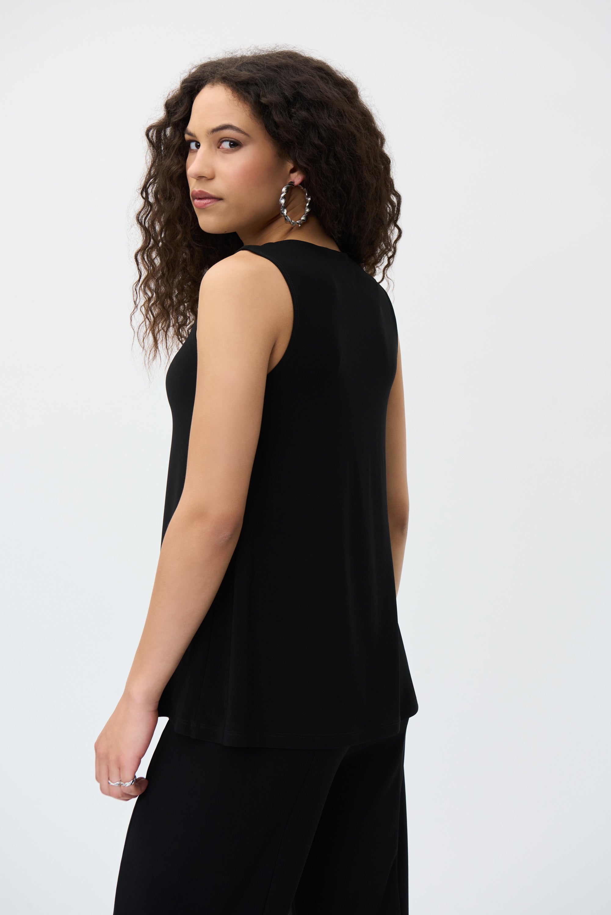 Joseph Ribkoff top with cut out neckline