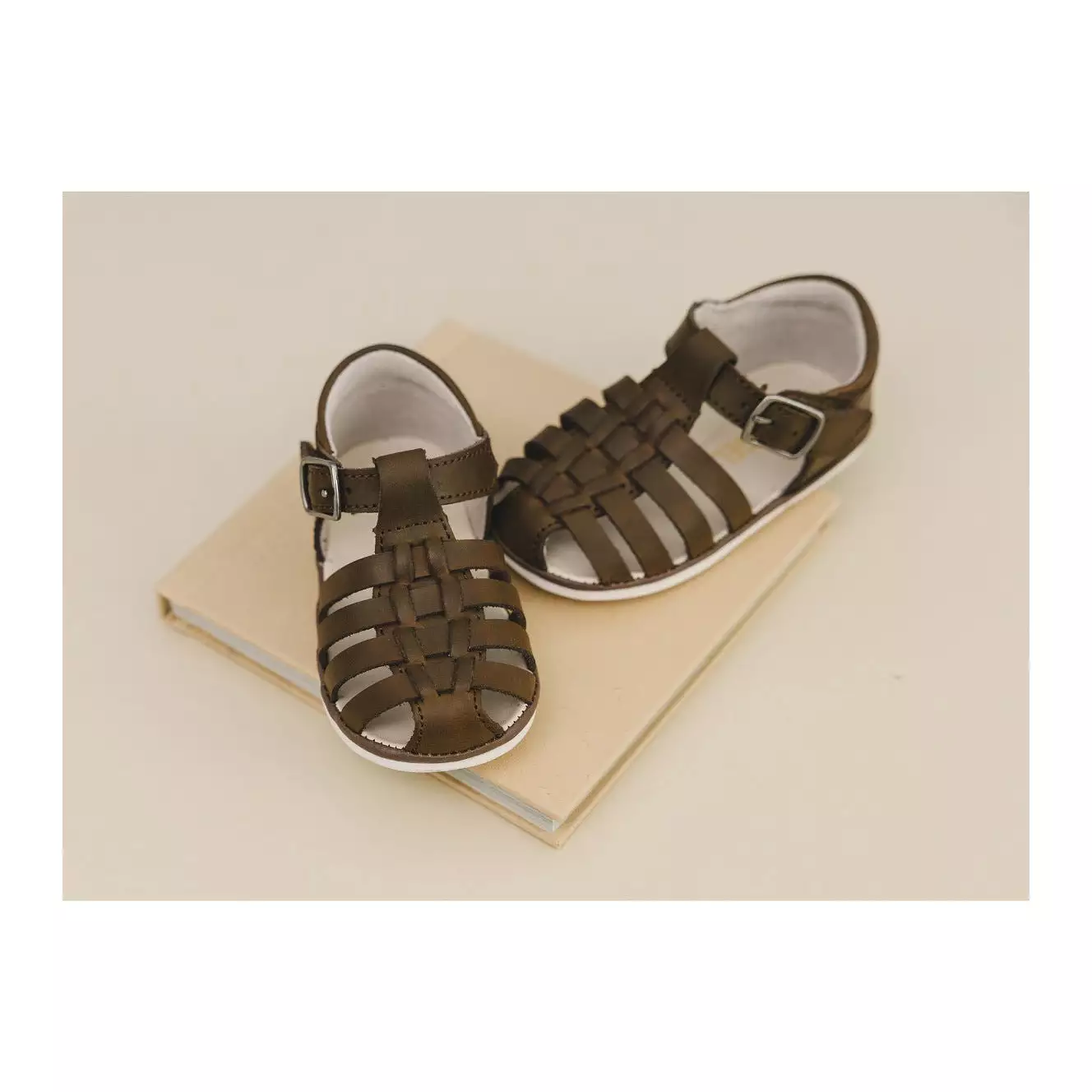 Joshua Baby Leather Fisherman Sandal