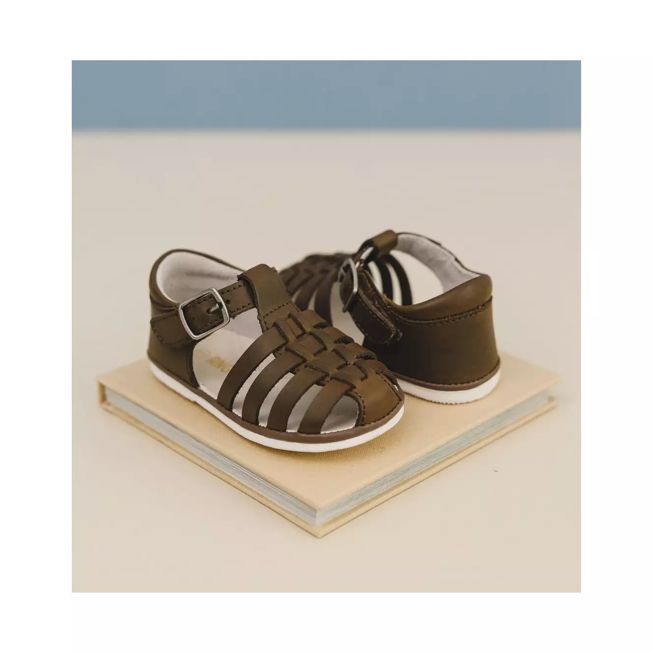 Joshua Baby Leather Fisherman Sandal