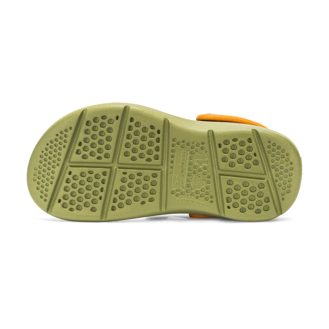 Joybees Kids Adventure Sandal Olive Burnt Orange