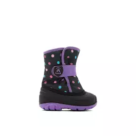 Kamik Black Purple Snowbug 4 Toddler Boot