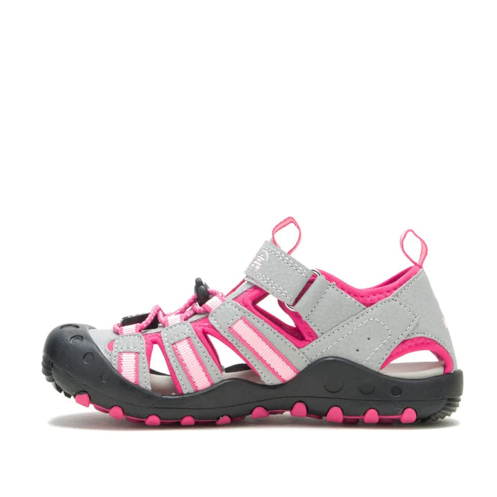 Kamik Grey Pink Crab Toddler Sandal - Buy Now