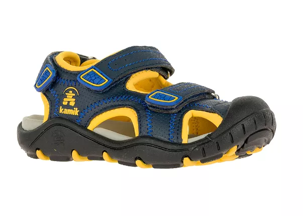 Kamik Kids Seaturtle2 Navy/Citrus Sandals - Affordable and Stylish!