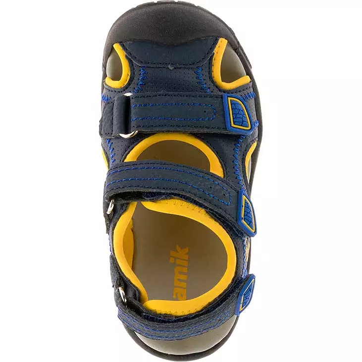 Kamik Kids Seaturtle2 Navy/Citrus Sandals - Affordable and Stylish!