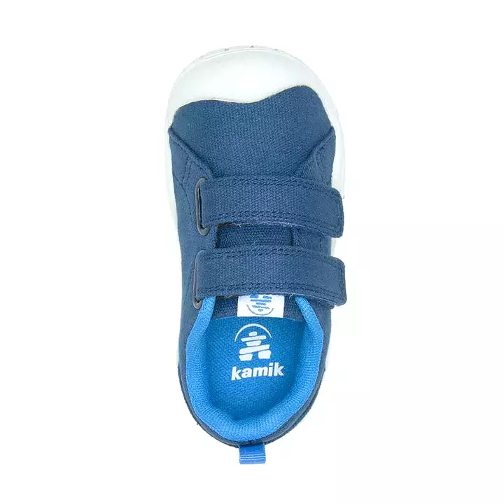 Kamik Navy Camden Sneaker for Toddlers.