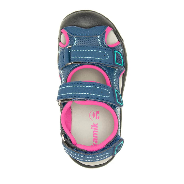 Kamik Navy Seaturtle Toddler Sandal