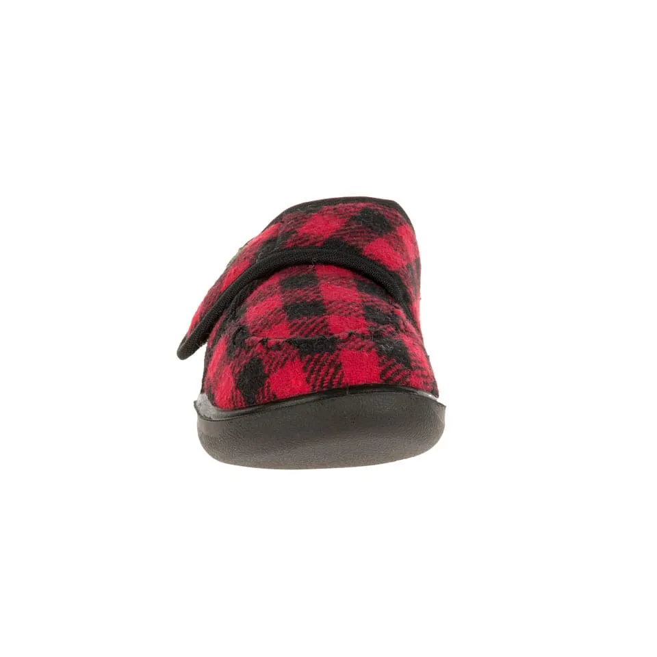 Kamik Red/Black CozyLodge Children's/Youth Slipper - Google SEO friendly result: CozyLodge Children's/Youth Slipper: Kamik Red/B