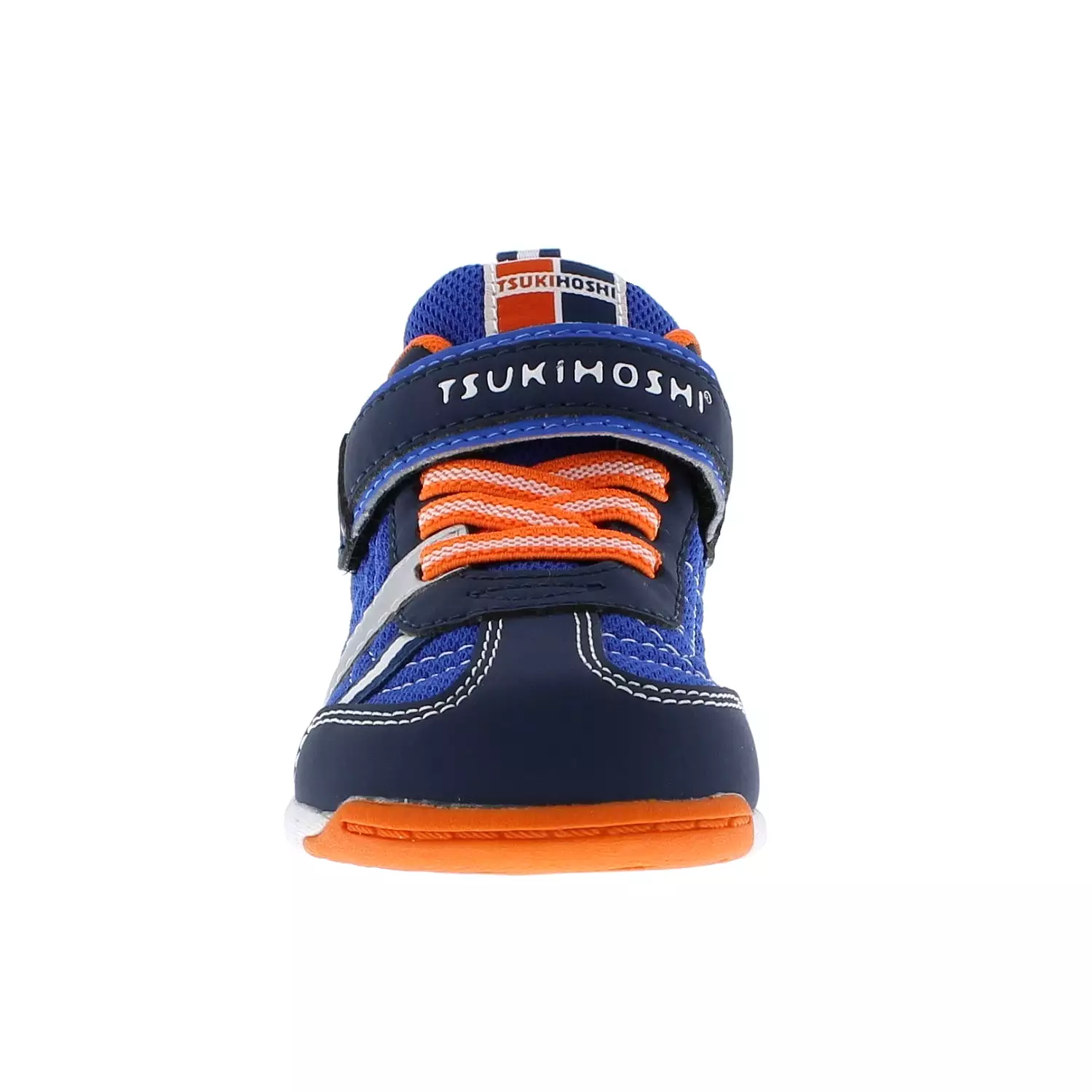 Kaz Kids Athletic Sneaker Navy Tangerine