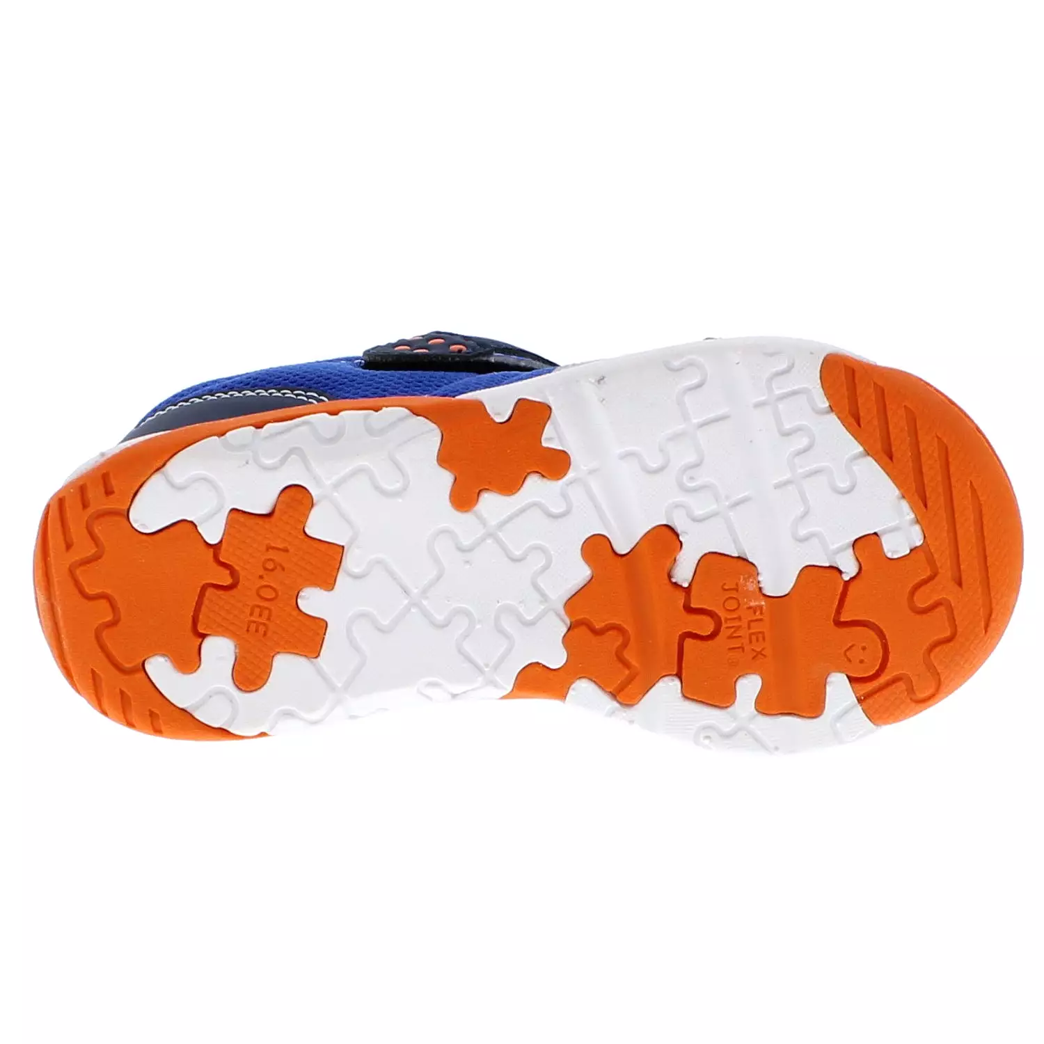 Kaz Kids Athletic Sneaker Navy Tangerine