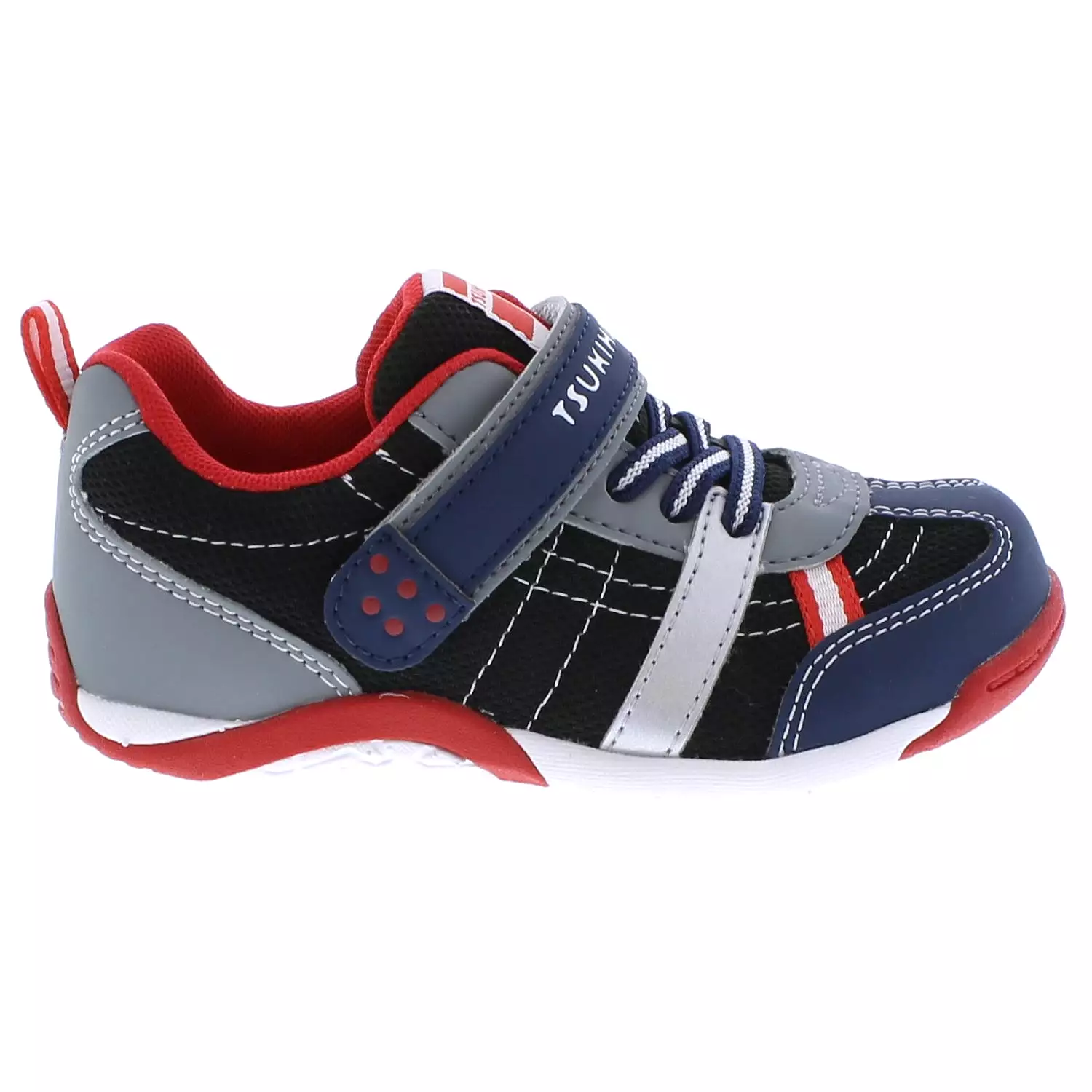 Kaz Kid's Navy/Red Athletic Sneaker