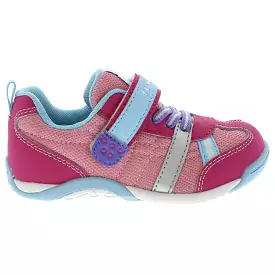 Kaz Kid's Sneaker - Fuschia/Light Blue