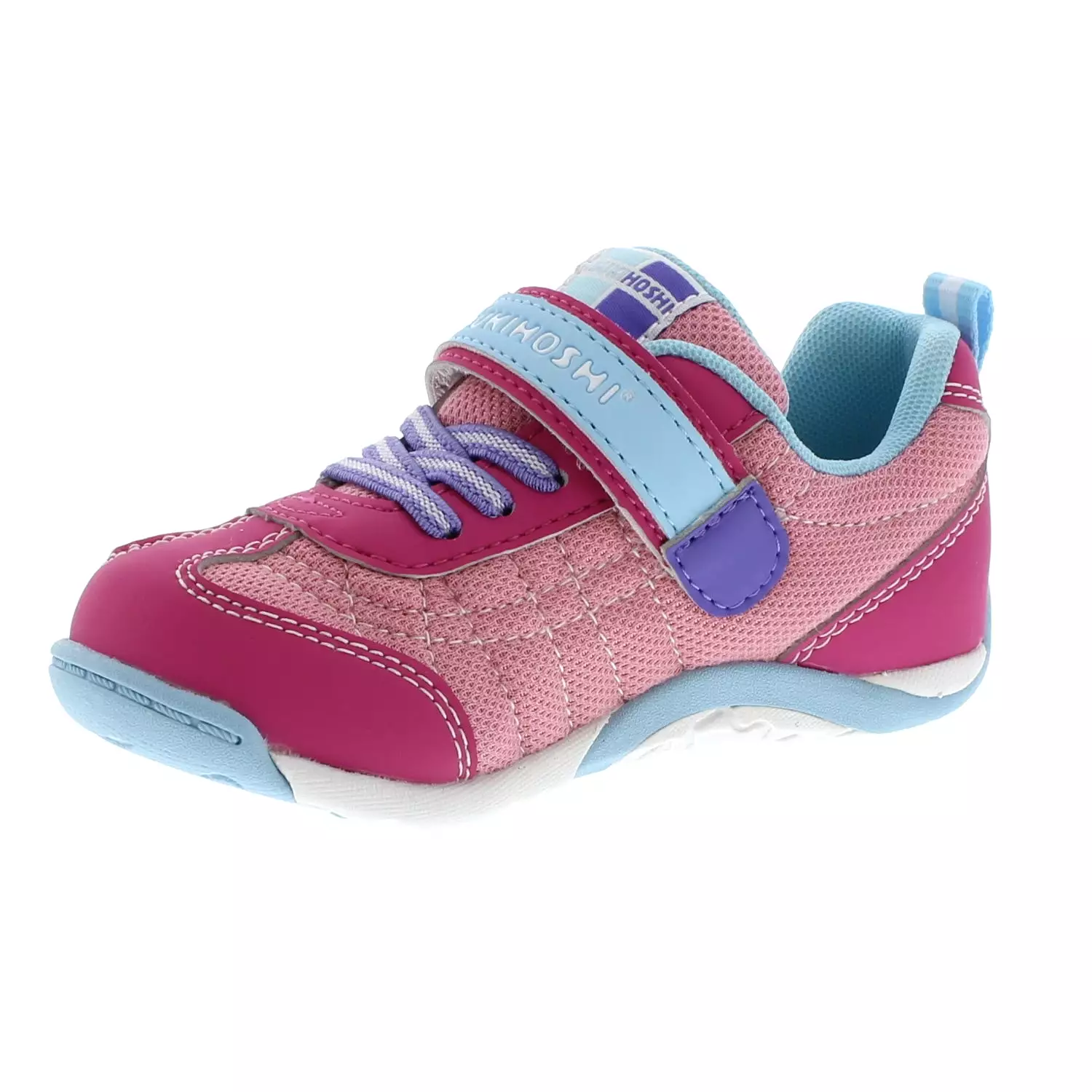 Kaz Kid's Sneaker - Fuschia/Light Blue