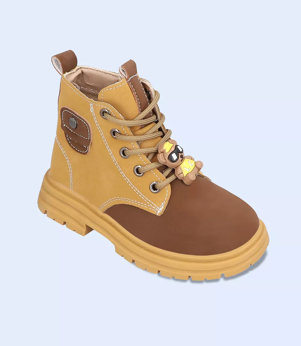 KB0119 Mustard Boys Formal Booties