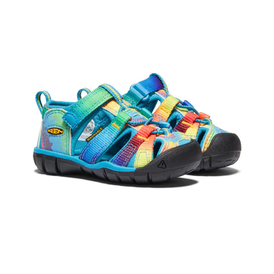 Keen Blue Tie Dye Seacamp II CNX Toddler Sandal