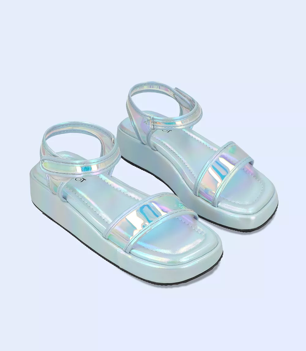 KG0111 Silver Girls Sandals