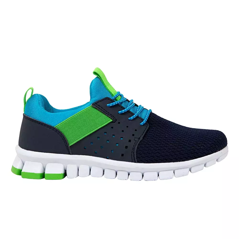 Kids' Betts Jr. Navy Blue Lime.