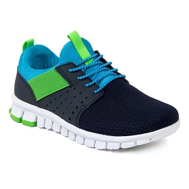 Kids' Betts Jr. Navy Blue Lime.