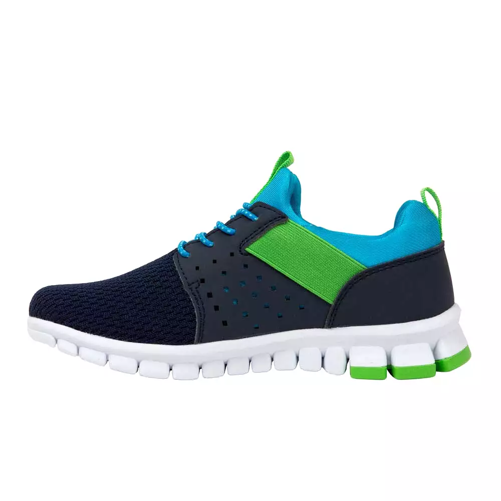 Kids' Betts Jr. Navy Blue Lime.