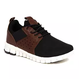 Kids' Betts Junior Shoes in Black and Brown.