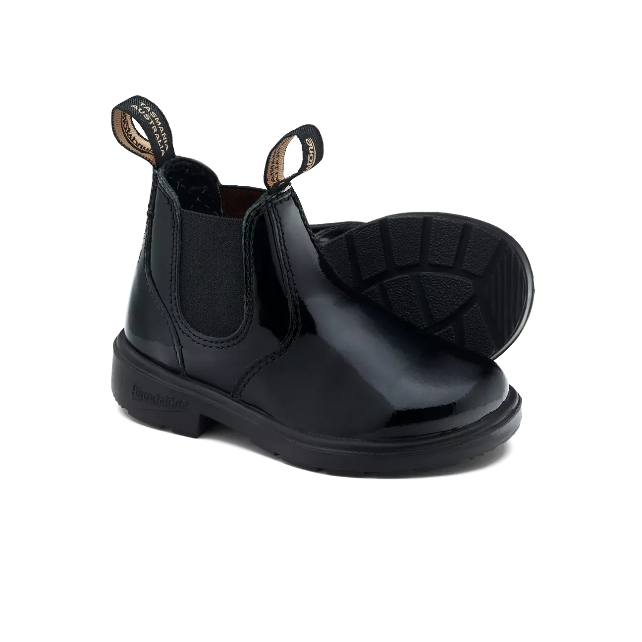 Kids' Black Patent Blundstone Boot