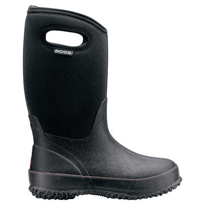 Kids Classic Black Winter Boots - Bogs