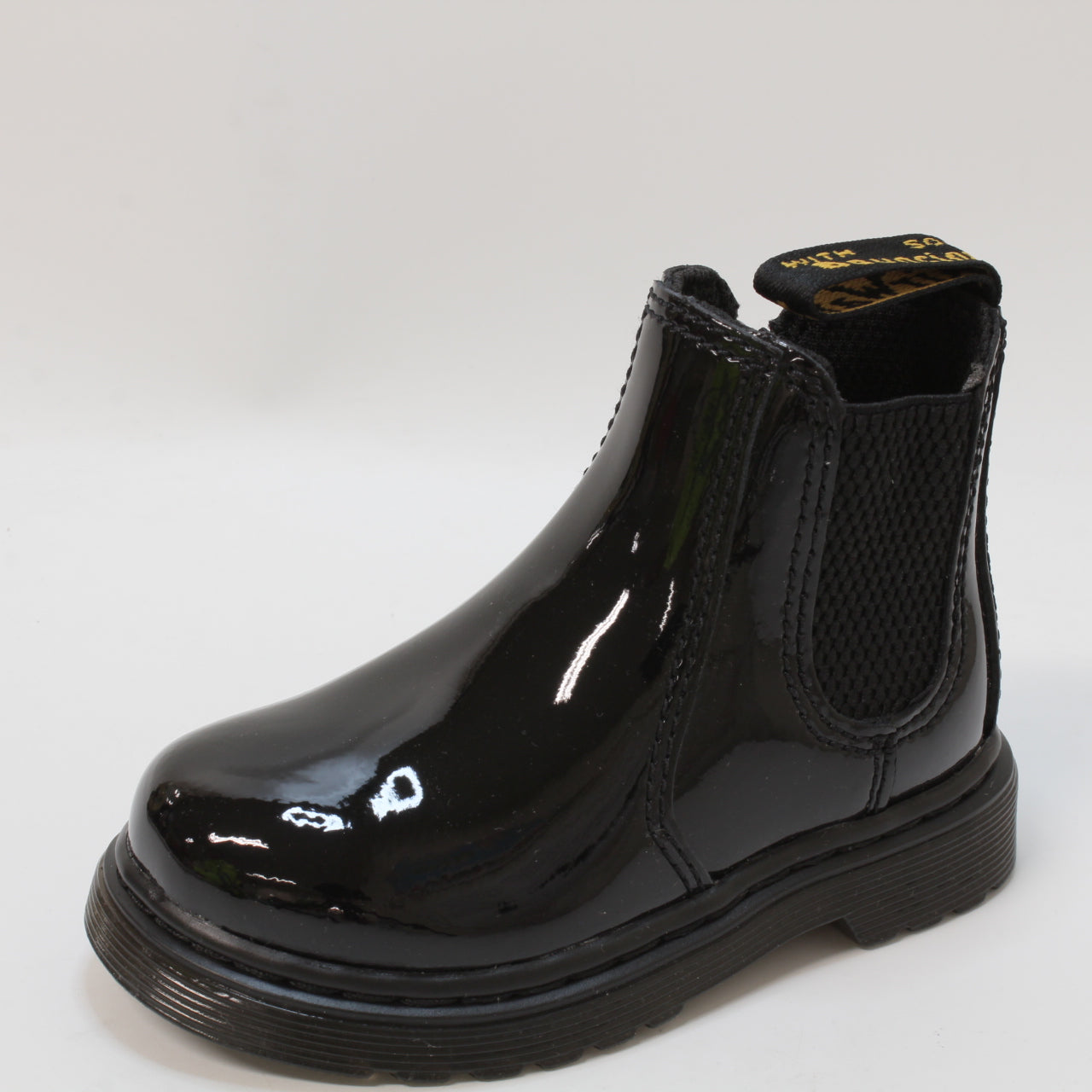 Kids Dr. Martens 2976 Toddlers Black Patent - UK Sizes 6 Infant / 5 Infant (Odd Sizes)