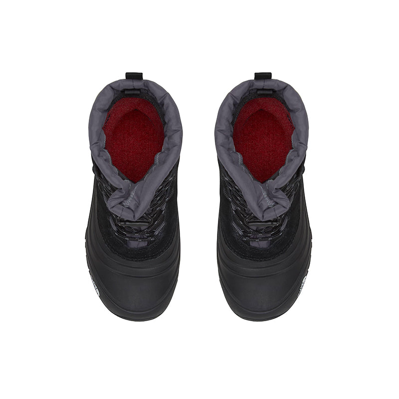 Kids Grade School Alpenglow V Waterproof Black Grey